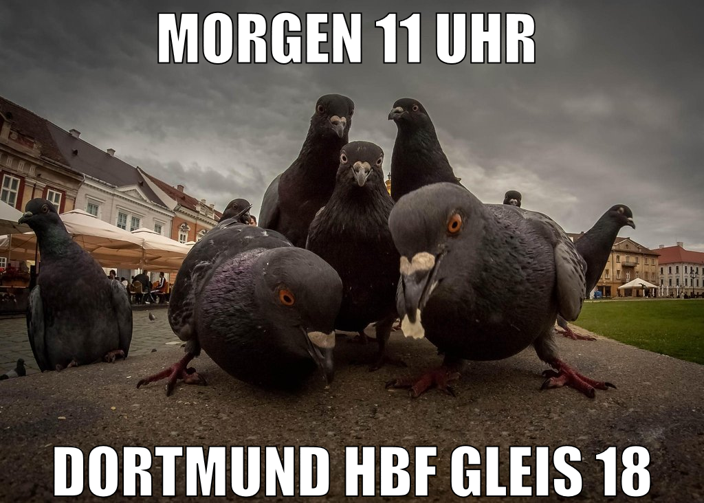 morgen 11 uhr  dortmund hbf gleis 18
