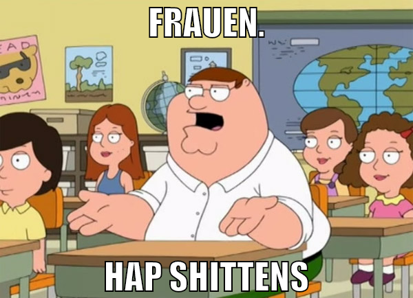 frauen. hap shittens
