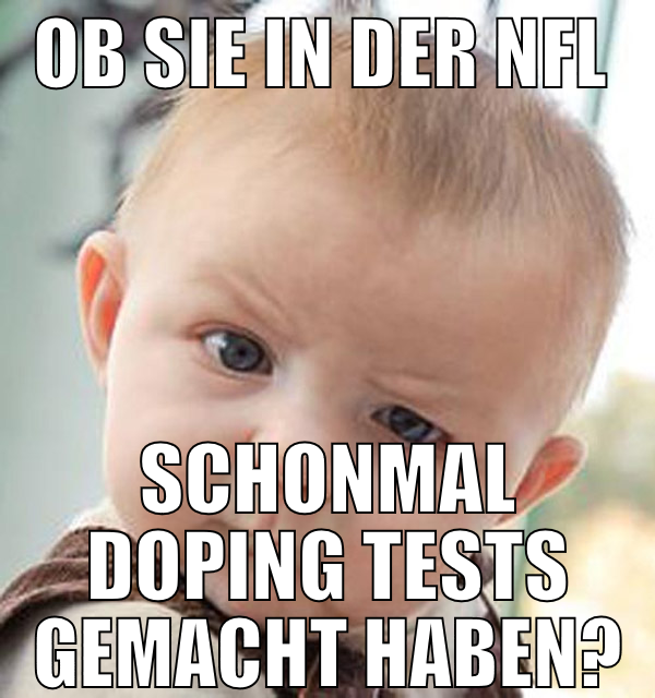 ob sie in der nfl  schonmal doping tests gemacht h