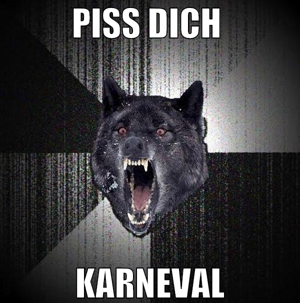 piss dich  karneval