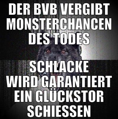 der bvb vergibt monsterchancen des todes schlacke