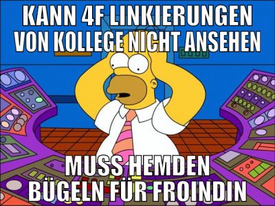 Kann 4f Linkierungen von Kollege nicht ansehen mus