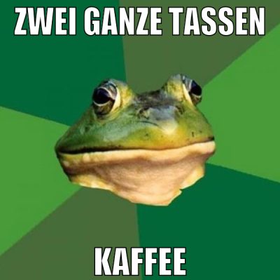 zwei ganze tassen kaffee