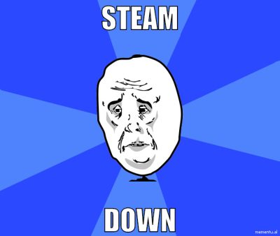 steam down