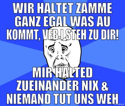 wir haltet zamme ganz egal was au kommt, vfb i ste