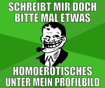 schreibt mir doch bitte mal etwas homoerotisches u