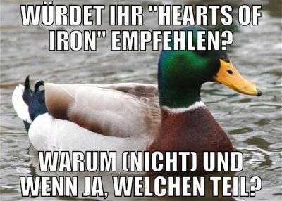 Würdet ihr "hearts of iron" empfehlen? Warum (nich