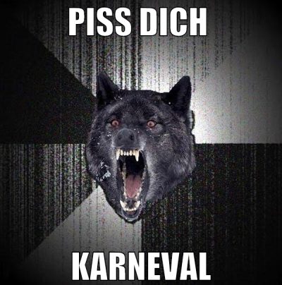 piss dich  karneval
