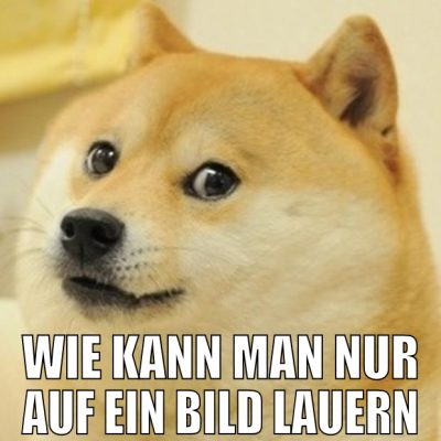 wie kann man nur auf ein bild lauern