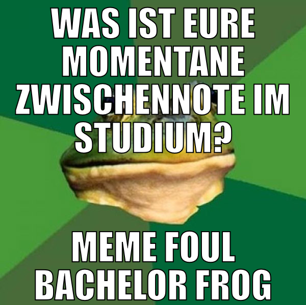 Was ist eure momentane zwischennote im studium? me