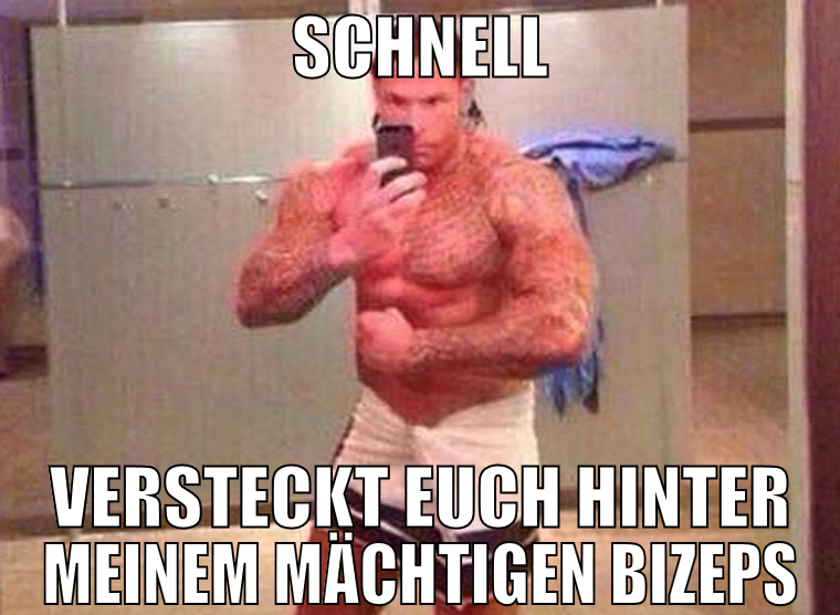 schnell versteckt euch hinter meinem mächtigen biz