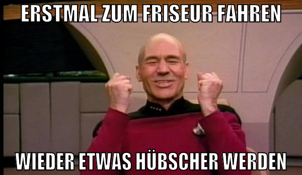 erstmal zum friseur fahren wieder etwas hübscher w