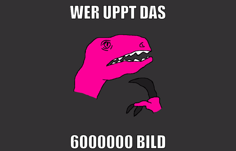 wer uppt das 6000000 bild