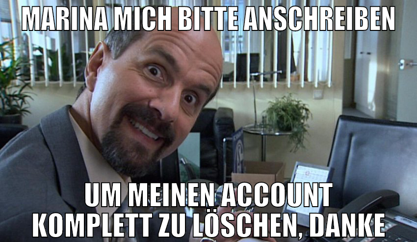 Marina mich bitte anschreiben um meinen account KO