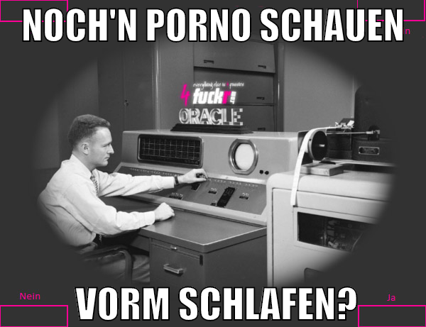 noch'n porno schauen  vorm schlafen?
