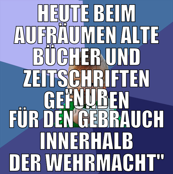 heute beim aufräumen alte bücher und zeitschriften