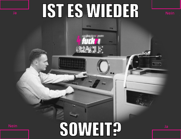 IST ES WIEDER SOWEIT?