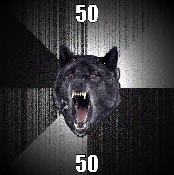 50 50