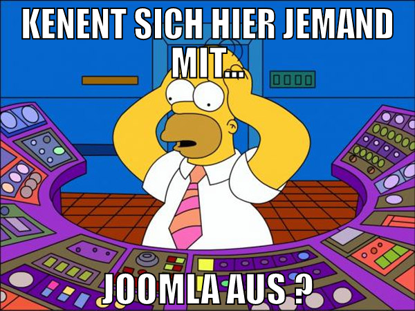 Kenent sich hier jemand mit... Joomla aus ?