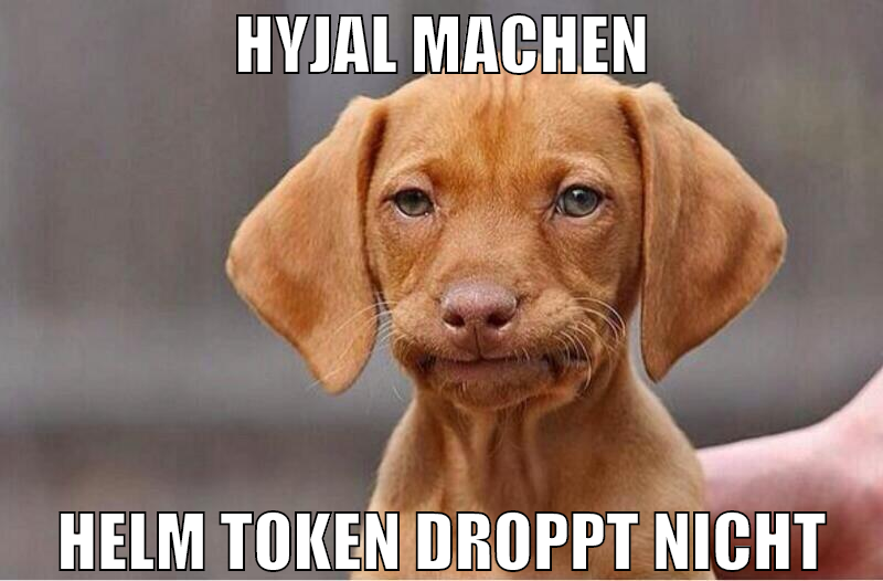 Hyjal machen Helm Token droppt nicht