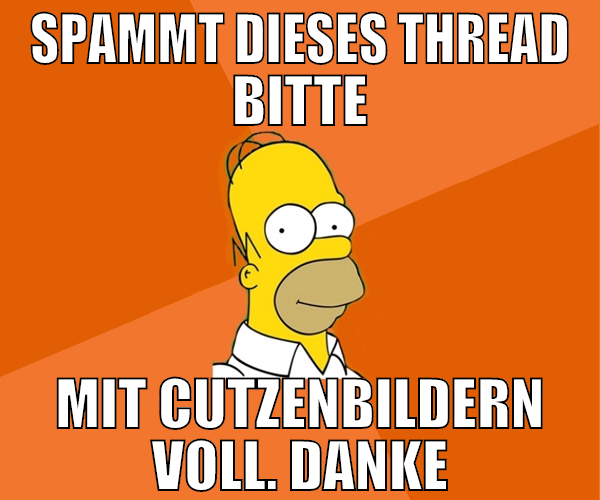 spammt dieses thread bitte mit cutzenbildern voll.