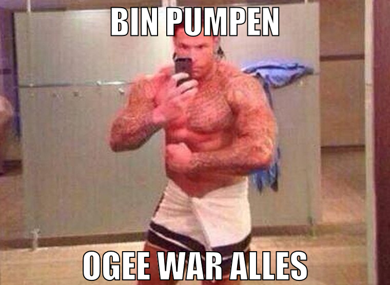 bin pumpen ogee war alles