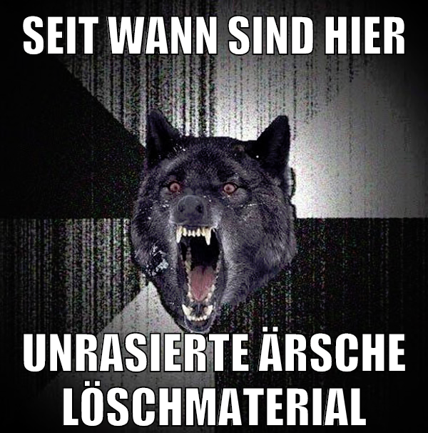 Seit wann sind hier unrasierte ärsche löschmaterial