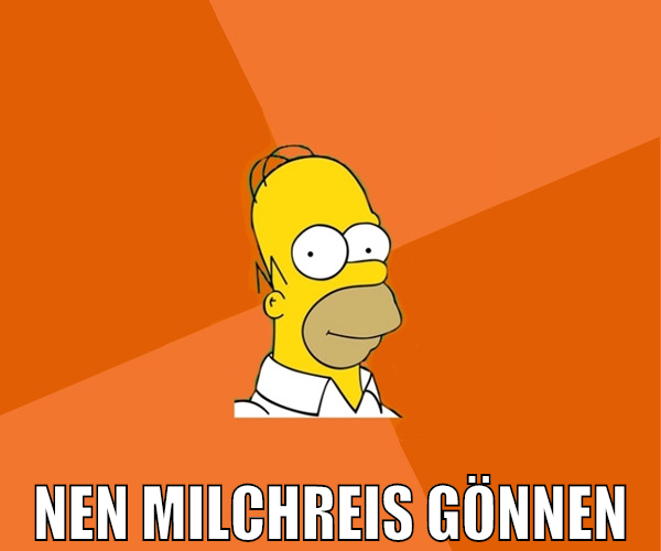 nen milchreis gönnen