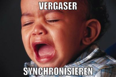 vergaser synchronisieren