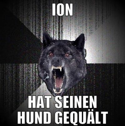 ION HAT SEINEN HUND GEQUÄLT