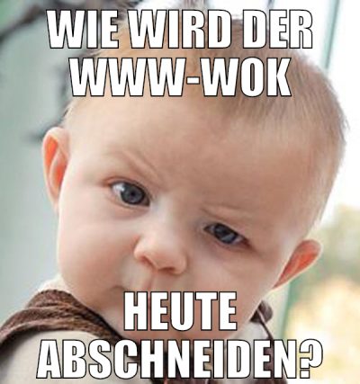 WIE WIRD DER WWW-WOK heute abschneiden?