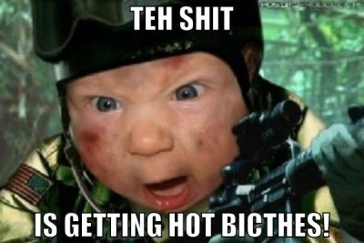 Teh shit is getting hot bicthes!