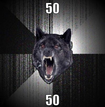 50 50