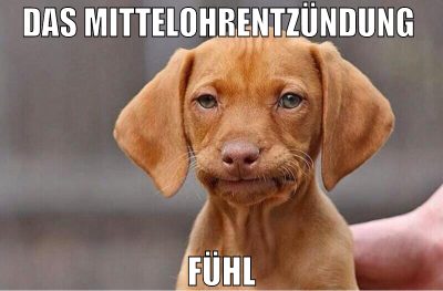 das mittelohrentzündung  fühl