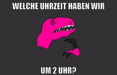 welche uhrzeit haben wir um 2 uhr?