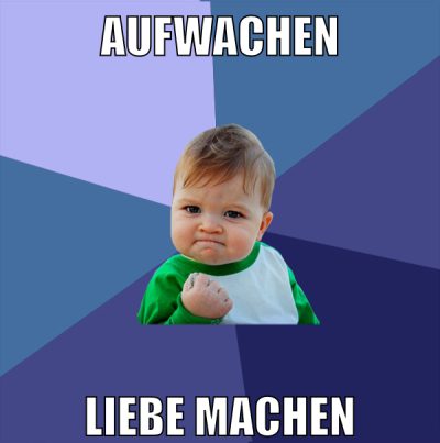 Dann ab zur Arbeit