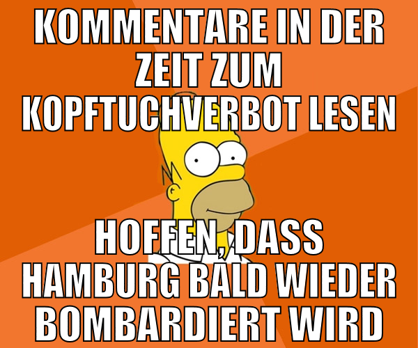 kommentare in der zeit zum kopftuchverbot lesen ho