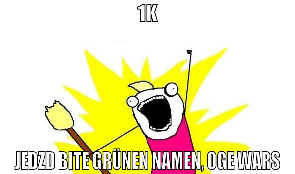 1k jedzd bite grünen namen, oge wars