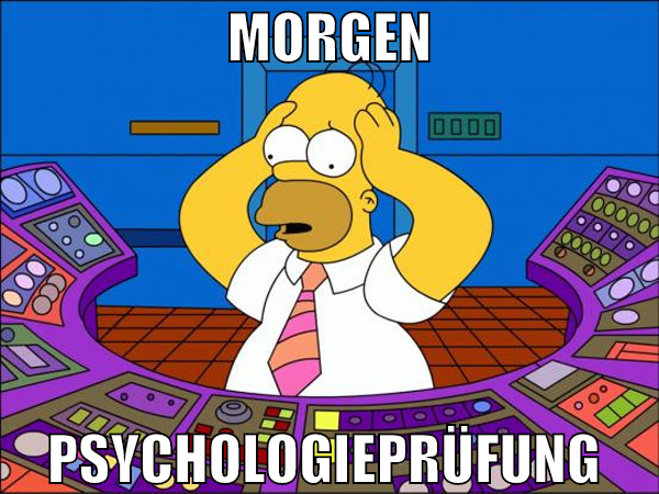 morgen Psychologieprüfung