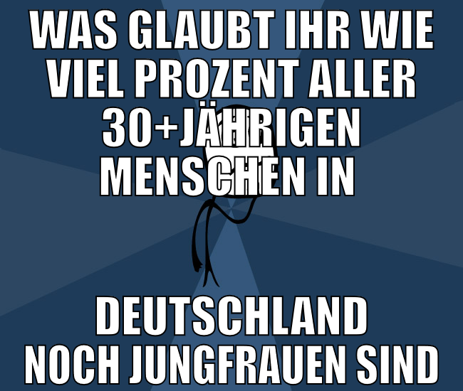 Was glaubt ihr wie viel Prozent aller 30+jährigen