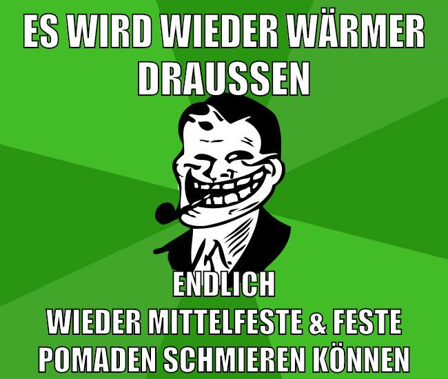 es wird wieder wärmer draußen endlich wieder mittelfeste & feste pomaden schmieren können