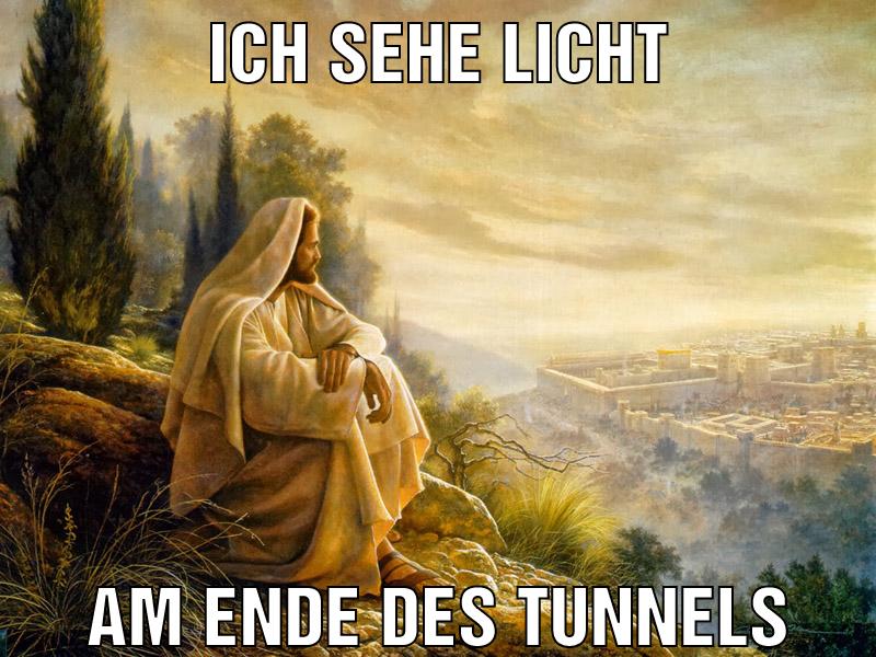 ich sehe licht am ende des tunnels