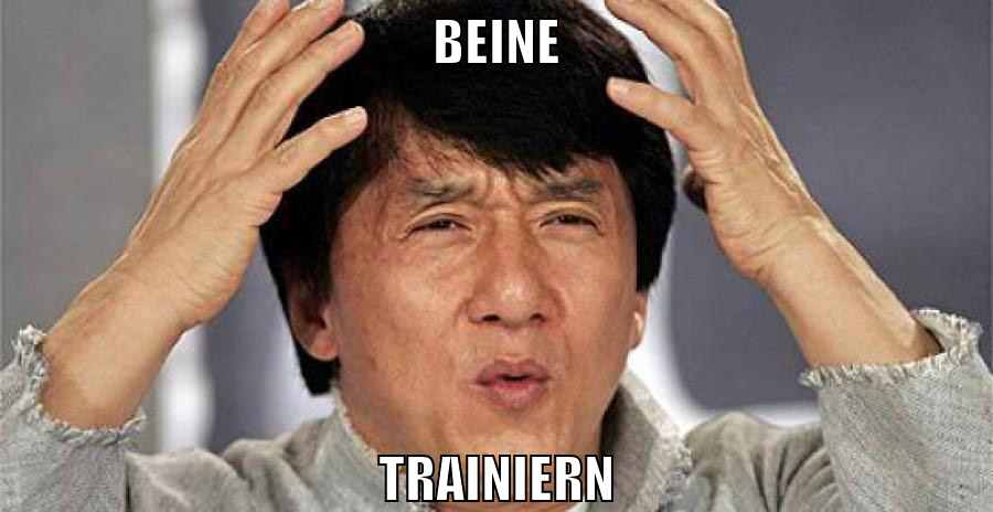 beine trainiern