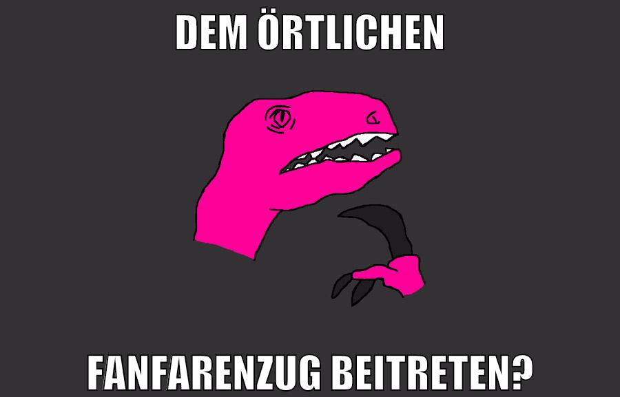 dem örtlichen fanfarenzug beitreten?