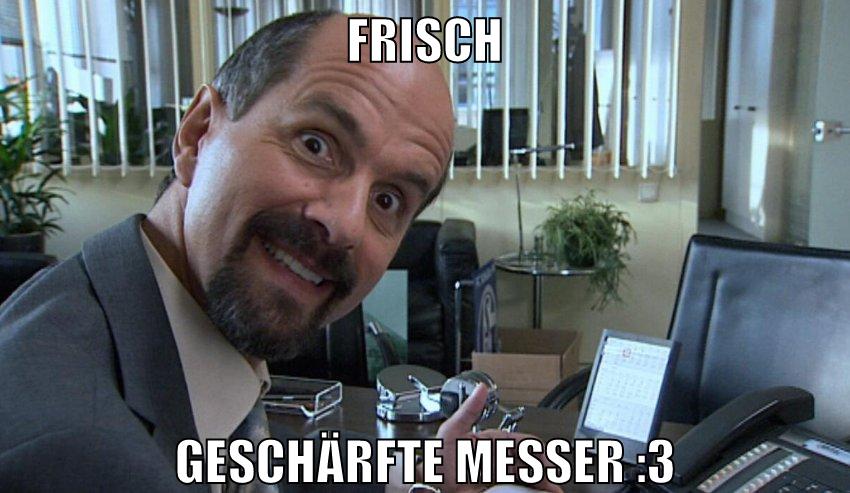 frisch geschärfte messer :3