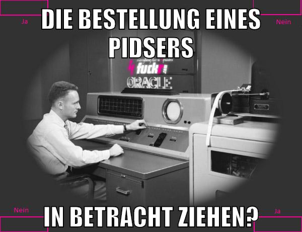 die bestellung eines pidsers in betracht ziehen?