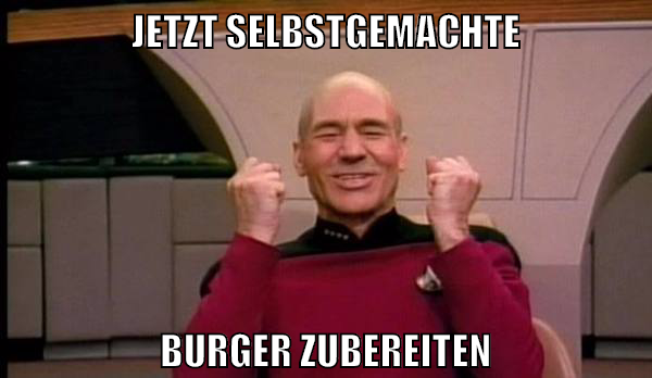 jetzt selbstgemachte burger zubereiten