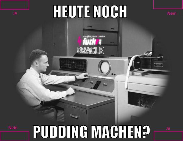 Heute noch Pudding machen?