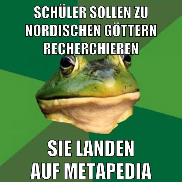 schüler sollen zu nordischen göttern recherchieren sie landen auf metapedia