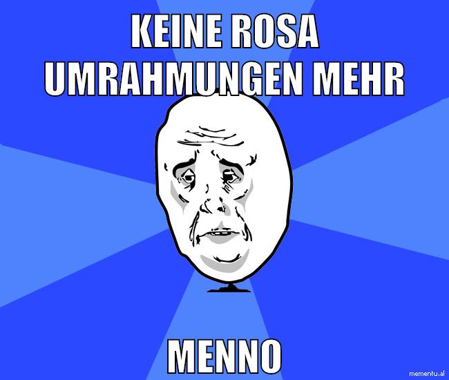 Keine rosa Umrahmungen mehr Menno